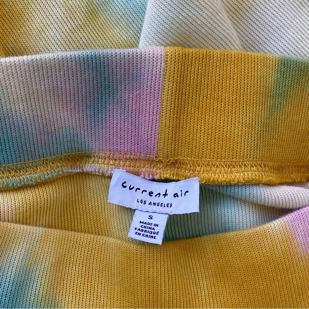 Current Air Pastel Tie Dye Sweater Midi Skirt Two Piece Set, Size S NWT